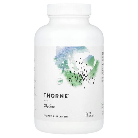Основне фото товара Thorne, Glycine 250, Гліцин, 250 капсул