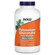 Фото товару NOW, Potassium Gluconate Powder, Калій Глюконат в порошку, 454 г