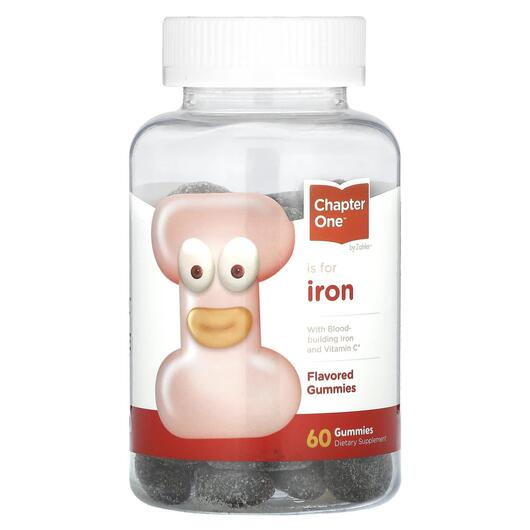 Основне фото товара Chapter One, I Is for Iron Flavored Gummies, Залізо, 60 таблеток