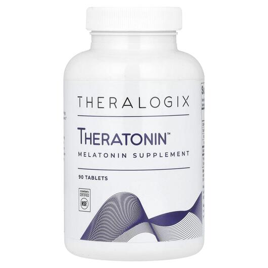 Основне фото товара Theralogix, Theratonin, Мелатонін, 90 таблеток
