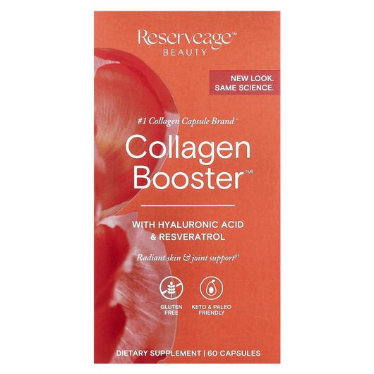 Основне фото товара Collagen Booster with Hyaluronic Acid & Resveratrol, Ресверат
