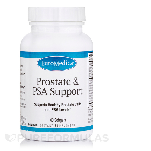 Основне фото товара EuroMedica, Prostate & PSA Support, Підтримка простати, 60 ка