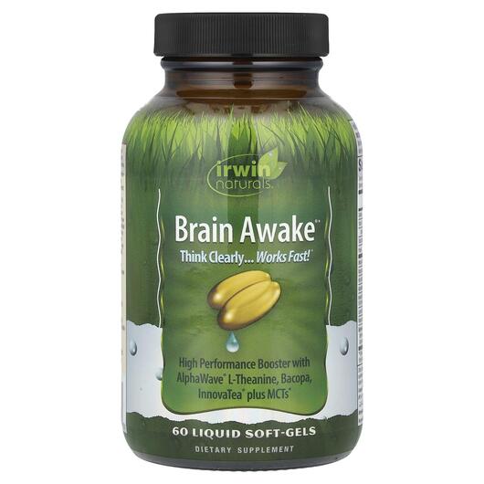 Основне фото товара Brain Awake, Підтримка пам'яті та уваги, 60 капсул