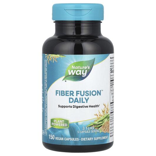 Основне фото товара Nature's Way, Fiber Fusion Plus, Органічна Клітковина, 120 к
