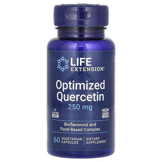 Основне фото товара Optimized Quercetin 250, Оптимізований Кверцетин 250 мг, 60 капсу