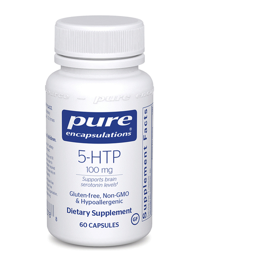 Основне фото товара 5-HTP 5-Hydroxytryptophan 100 mg, 5-гідрокситриптофан, 60 капсул
