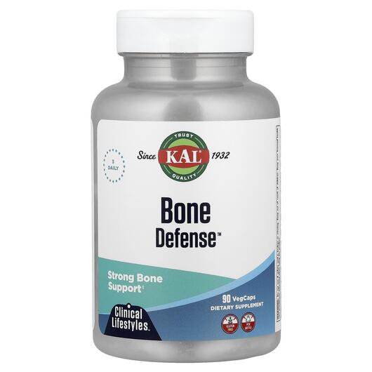 Основне фото товара KAL, Bone Defense, Укріплення кісток, 90 капсул