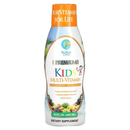 Основное фото товара Мультивитамины, Premium Kids' Multi-Vitamin, 480 мл