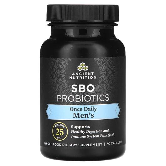 Основне фото товара Men's SBO Probiotics 25 Billion CFU, Пробіотики, 30 капсул