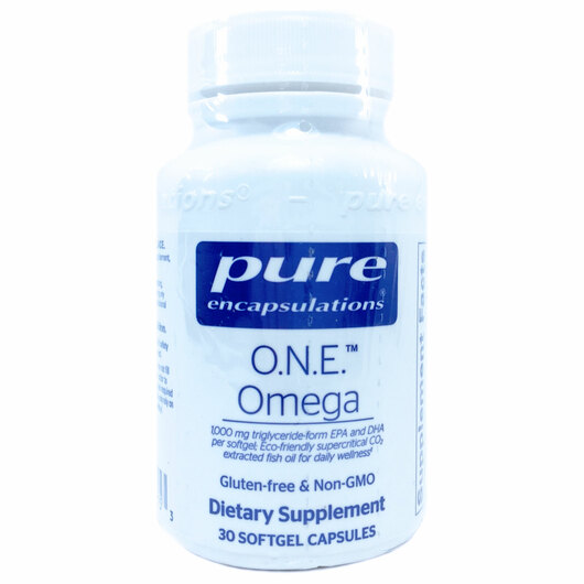 Основне фото товара Pure Encapsulations, O.N.E. Omega, Омега-3 1000 мг, 30 капсул