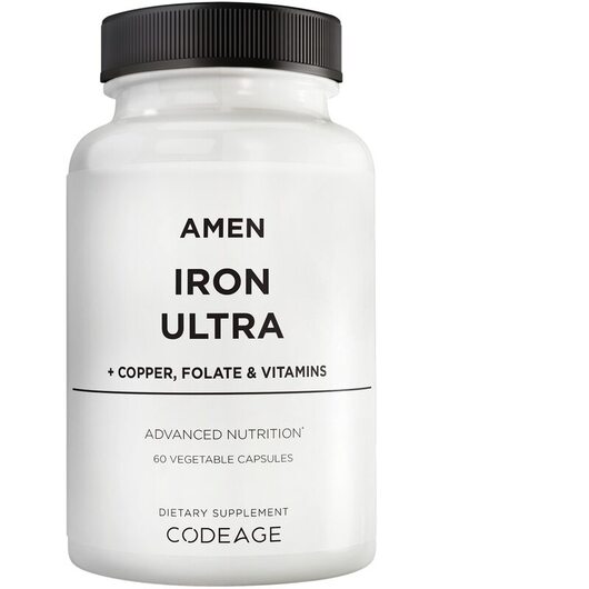 Основне фото товара CodeAge, Amen Iron Ultra, Залізо, 60 капсул