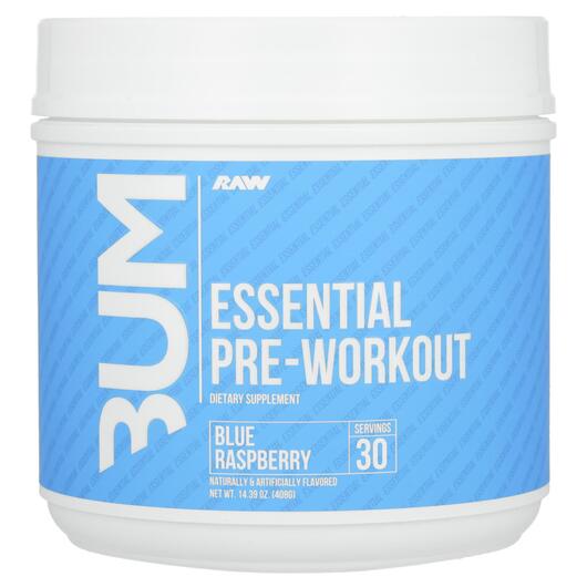 Основне фото товара Bum Essential Pre-Workout Blue Raspberry, Передтренувальний компл
