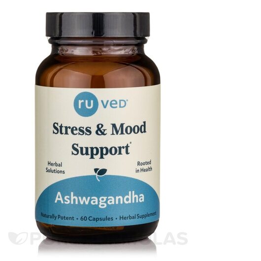 Основне фото товара Ruved, Ashwagandha Stress & Mood Support, Ашваганда, 60 капсу