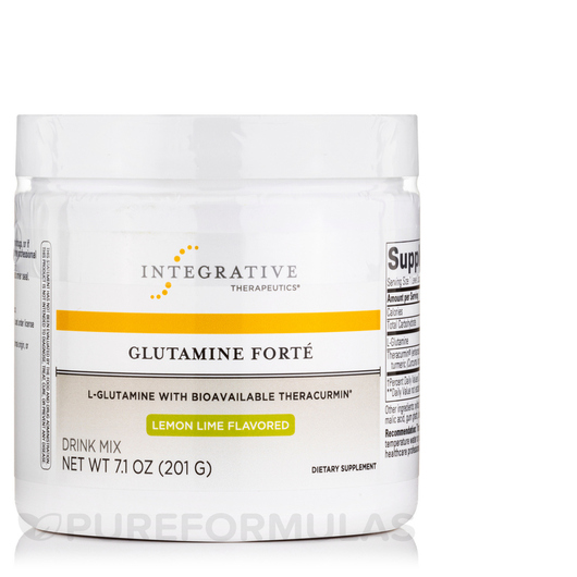 Основне фото товара Glutamine Forté Lemon Lime Flavor 7, L-Глутамін, 201 г