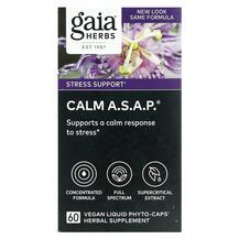 Підтримка стресу Calm A.S.A.P. Gaia Herbs 60 капсул
