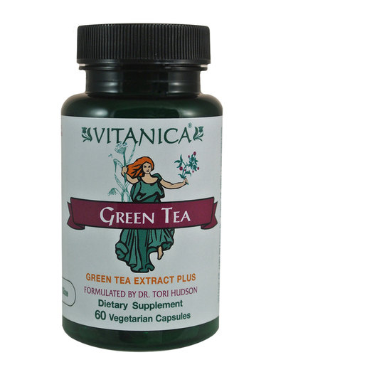 Основне фото товара Vitanica, Green Tea, Екстракт Зеленого Чаю, 60 капсул