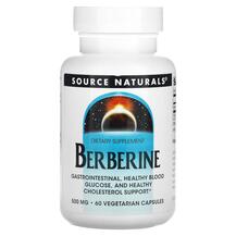 Berberine 500 mg Берберин Source Naturals 60 капсул