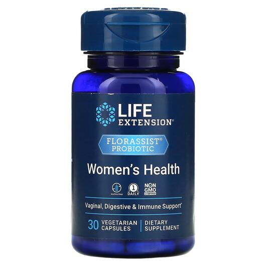 Основне фото товара Life Extension, Women's Health, Пробіотики для жінок, 30 кап
