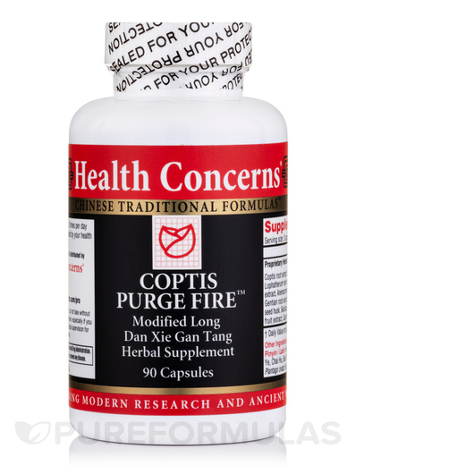 Основне фото товара Coptis Purge Fire Modified Long Dan Xie Gan Tang, Трави, 90 капсу