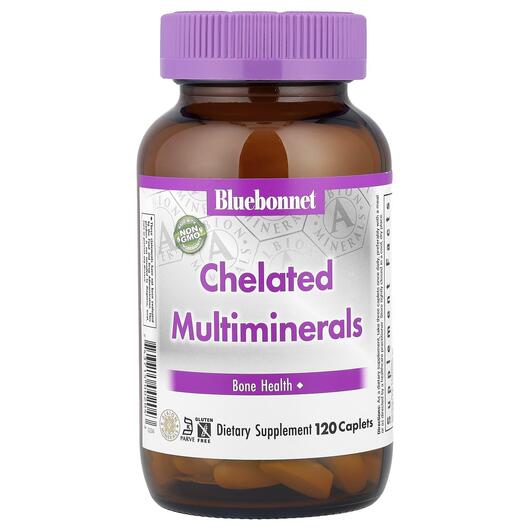 Основне фото товара Chelated Multiminerals, Хелатні Мінерали, 120 капсул