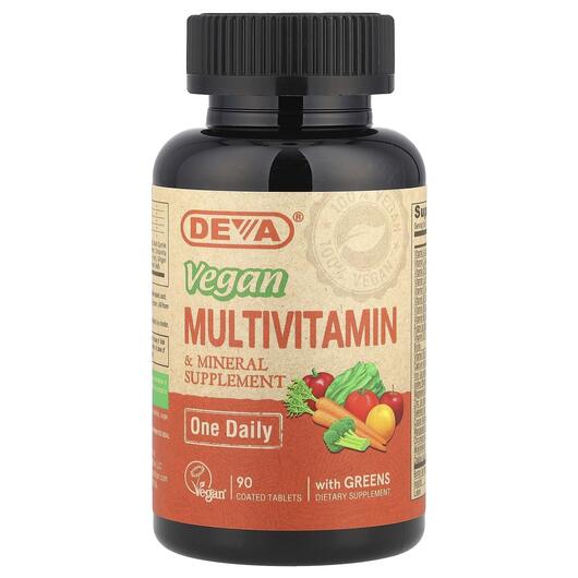 Основне фото товара Deva, Vegan Multi, Мультивітаміни, 90 таблеток