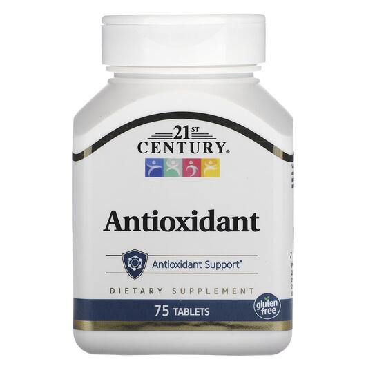Основне фото товара 21st Century, Antioxidant, Антиоксидант, 75 таблеток