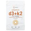 Micro Ingredients, Vitamin D3 + K2, Вітаміни D3 K2, 300 капсул