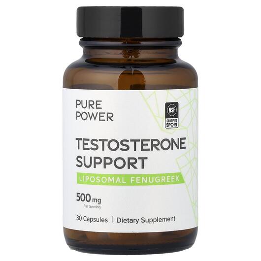 Основне фото товара Testosterone Support 500 mg, Бустер Тестостерону, 30 капсул