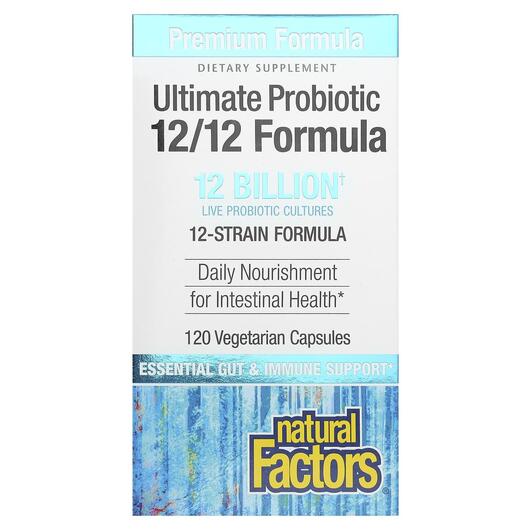 Основне фото товара Ultimate Probiotic 12/12 Formula 12 Billion, Пробіотики, 120 капс