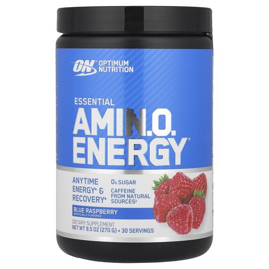 Основне фото товара Essential Amin.O. Energy Blue Raspberry 9, БЦАА, 270 г