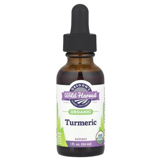 Основне фото товара Organic Turmeric Extract, Екстракт кореня куркуми, 30 мл