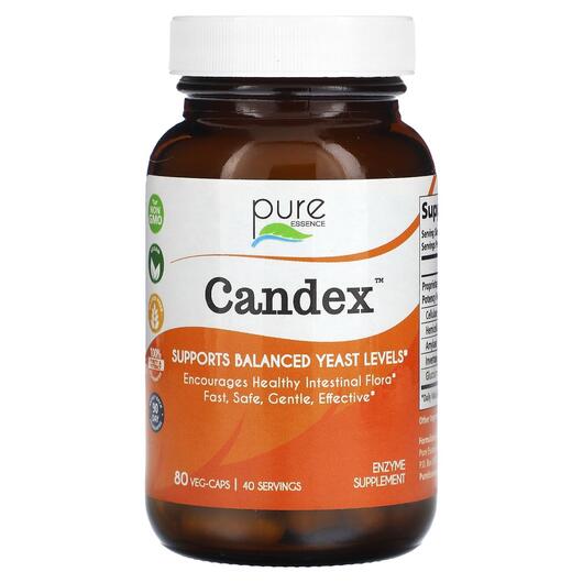 Основне фото товара Pure Essence, Candex, Підтримка Кандиди, 80 Veg-Caps
