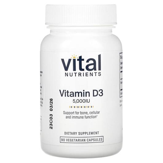 Основне фото товара Vitamin D35000 IU, Вітамін D3 Холекальциферол, 90 капсул