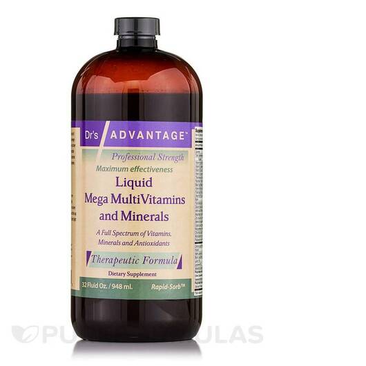 Основне фото товара Liquid Mega MultiVitamins & Minerals, Мультивітаміни, 948 мл
