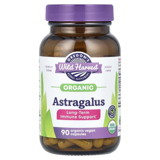 Основне фото товара Oregon's Wild Harvest, Astragalus, Астрагал, 90 капсул