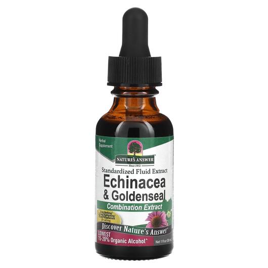 Основне фото товара Echinacea & Goldenseal Standardized Fluid Extract, Ехінацея, 
