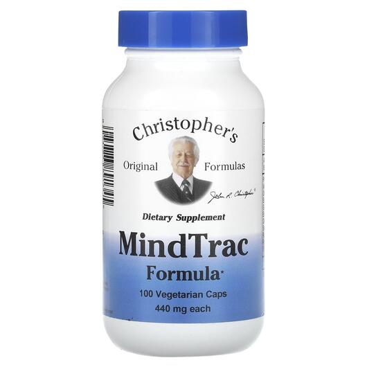 Основне фото товара MindTrac Formula 440 mg, Підтримка мозку, 100 капсул