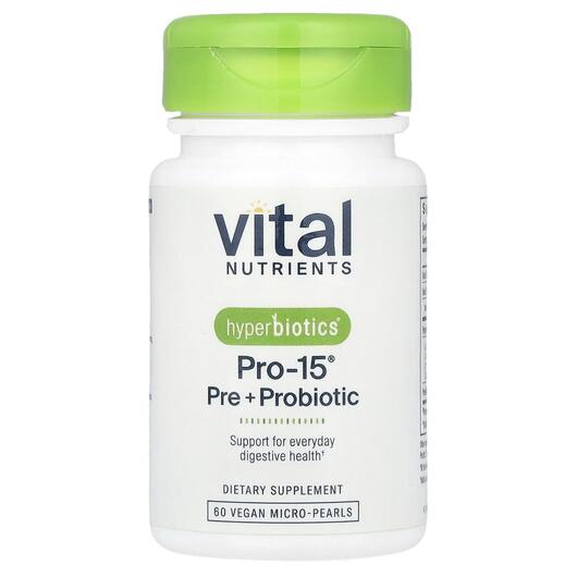 Основне фото товара PRO-15 The Perfect Probiotic 5 Billion CFU, Пробіотики, 60 таблет