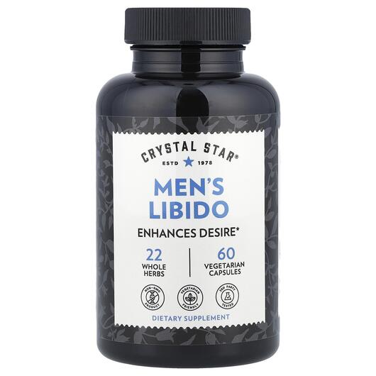 Основне фото товара Crystal Star, Men's Libido, Підтримка Лібідо, 60 капсул