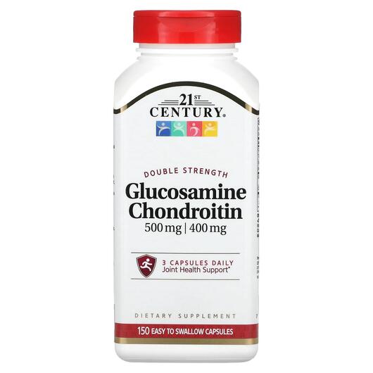 Основне фото товара Glucosamine Chondroitin Double Strength, Глюкозамін Хондроітин, 1