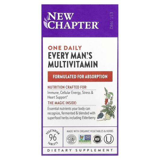 Основне фото товара Every Man's Multi, Мультивітаміни для чоловіків, 96 таблеток