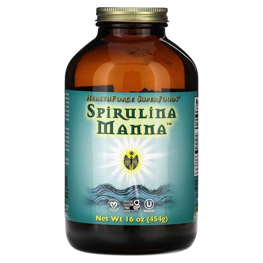 Основне фото товара Spirulina Manna Powder, Спируліна Мана, 453.5 г