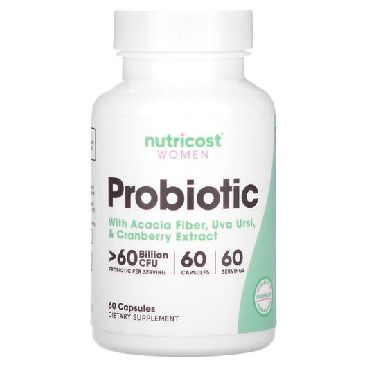 Основне фото товара Women Probiotic >60 Billion CFU, Пробіотики для жінок, 60 капс