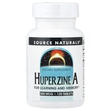 Huperzine A 200 mcg Гуперзин А Source Naturals