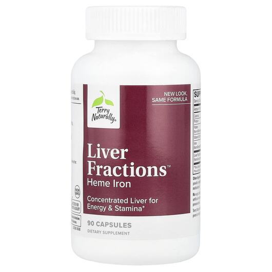Основне фото товара Terry Naturally, Liver Fractions, Підтримка печінки, 90 капсул