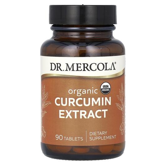 Основне фото товара Dr. Mercola, Organic Curcumin Extract, Куркумін, 90 таблеток