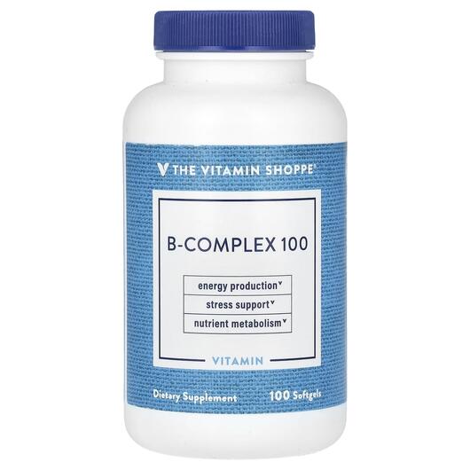 Основне фото товара TheVitaminShoppe, B-Complex 100, B-комплекс, 100 капсул