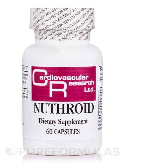 Основне фото товара Ecological Formulas, Nuthroid, Підтримка гормонів, 60 капсул