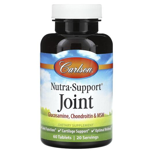 Основне фото товара Carlson, Nutra-Support Joint, Підтримка суглобів, 60 таблеток
