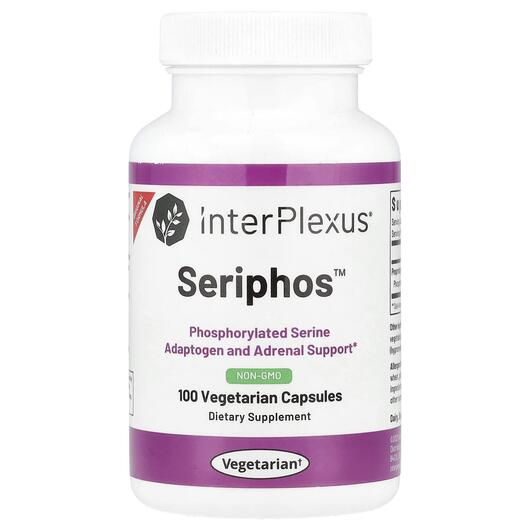 Основне фото товара InterPlexus, Seriphos, Фосфорильований серин, 100 капсул